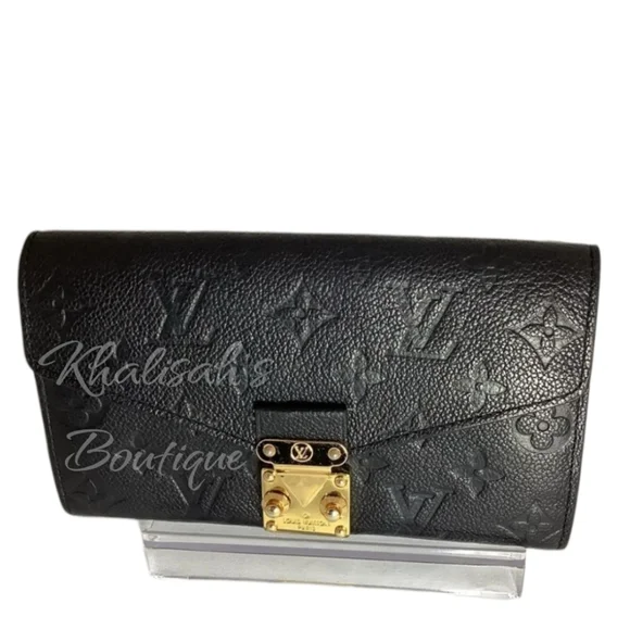 Louis Vuitton Metis Wallet Monogram LV Empreinte Black In EXCELLENT CONDITION - Picture 8 of 16